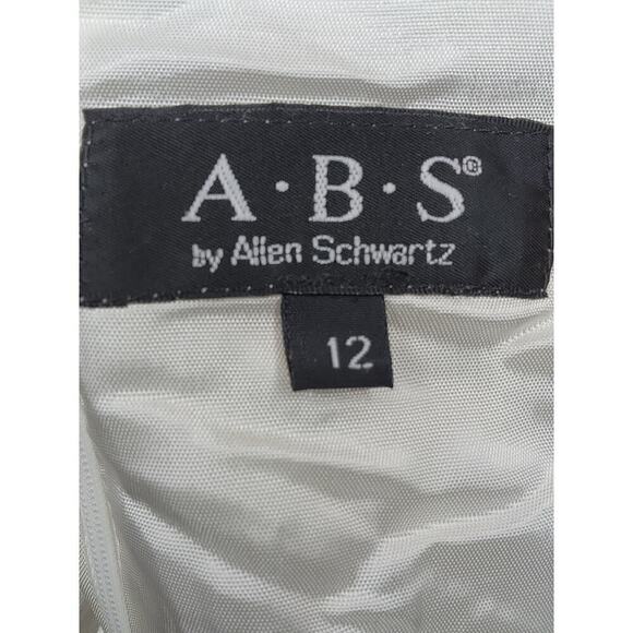 NWT A.B.S by Allen Schwartz Poplin White Y2k Midi Tank Dress Embroidered Flowers - Picture 9 of 9